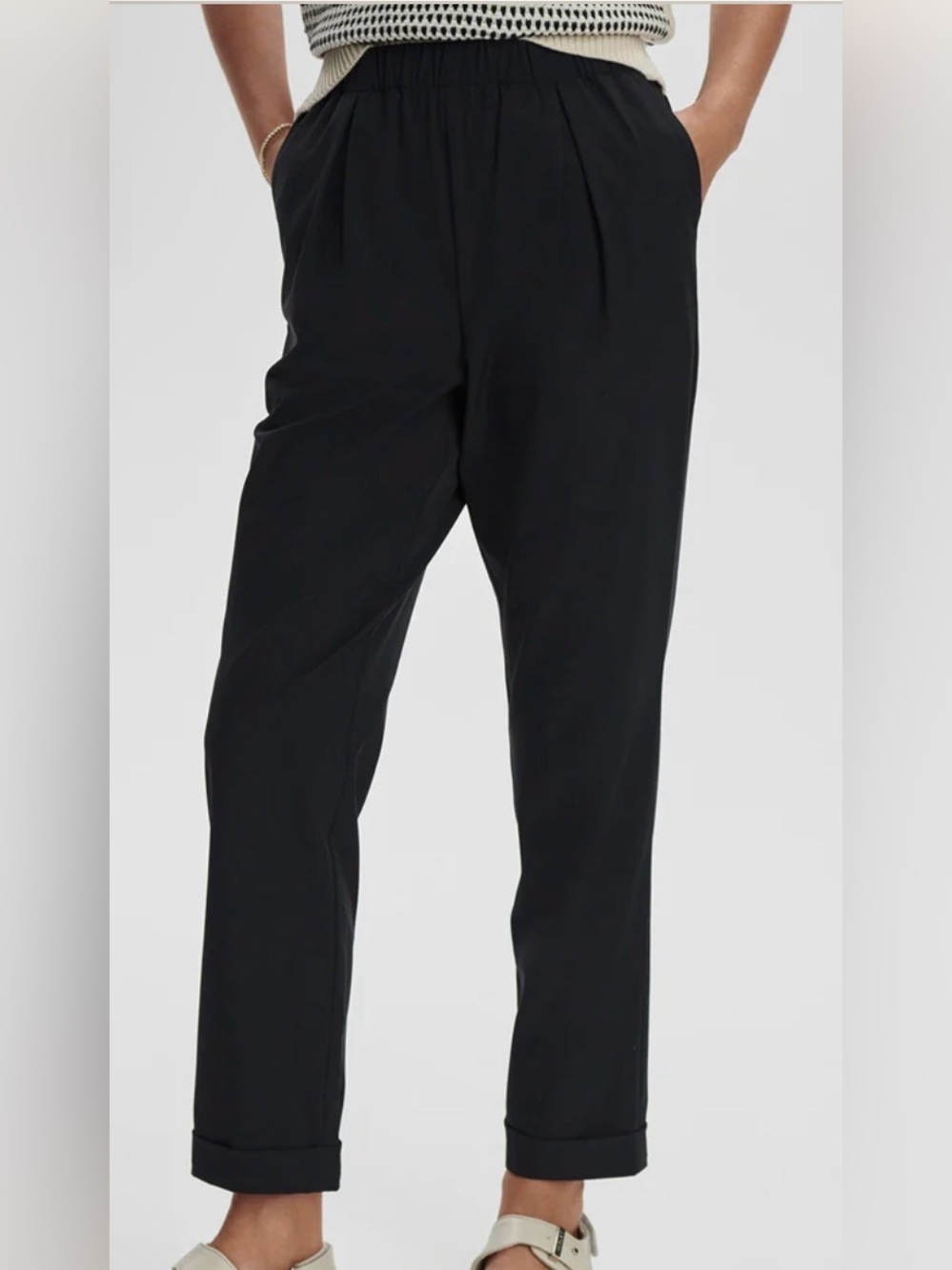 Varley Lightweight Stretch Pleated Travel Pants NEW NWT